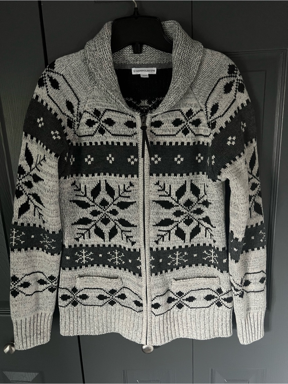 B-8-18 Warehouse One Womens Zip Sweater